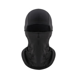 motorcycle face mask in black