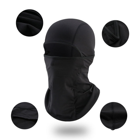 Warm and windproof motorcycle cycling cap biker neck cap cycling mask