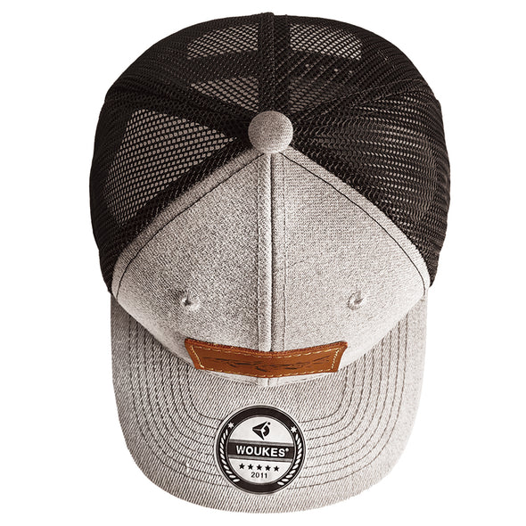 Leather Patch Hat Fishing Hat