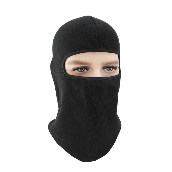 black cycleing face mask