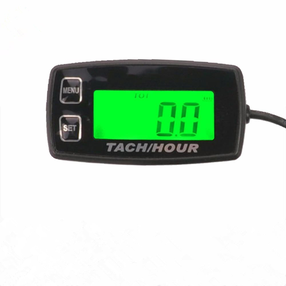 Waterproof Digital Hour Meter Tachometer RPM METER For dirt quad bike –  GOandStOp